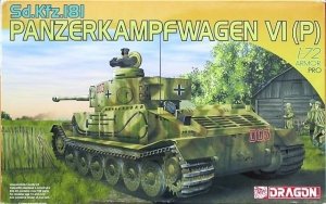 Dragon 7209 Sd.Kfz.181 Panzerkampfwagen VI (P) 1/72