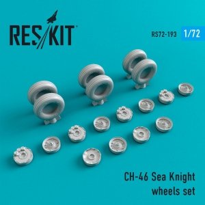 RESKIT RS72-0193 CH-46 SEA KNIGHT WHEELS SET 1/72