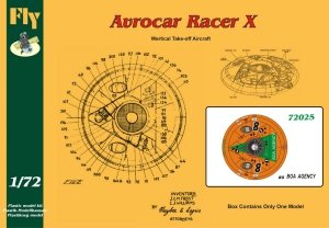 Fly 72025 Avrocar Racer X BOA AGENCY 1:72