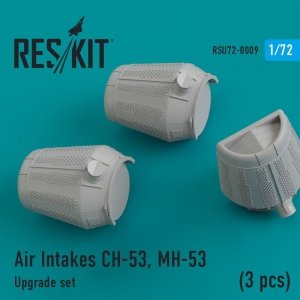 RESKIT RSU72-0009 CH-53, MH-53 Air Intakes (3 pcs) for Revell, Italeri, Fujimi 1/72