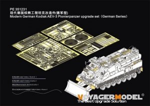 Voyager Model PE351231 Modern German Kodiak AEV-3 Pionierpanzer upgrade set German Series  For BORDER BT-011 1/35