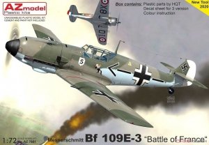 AZ Model AZ7661 Messerschmitt Bf 109E-3 Battle of France 1/72