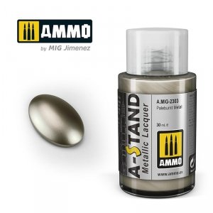 Ammo of Mig 2303 A-STAND Pale burnt Metal 30ml