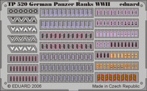 Eduard TP520 German Panzer Ranks WWII 1/35
