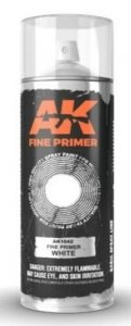 AK Interactive AK1042 Fine Primer WHITE Spray 200 ml.