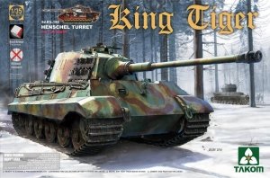 Takom 2073S King Tiger Sd.Kfz.182 HENSCHEL TURRET / Full Interior w/new track 1/35