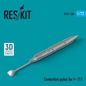 RESKIT RS72-0438 CENTERLINE PYLON FOR F-111 (3D PRINTED) 1/72