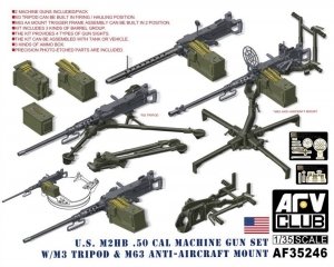 AFV Club 35246 US M2HB .50cal Machine Gun set 1/35