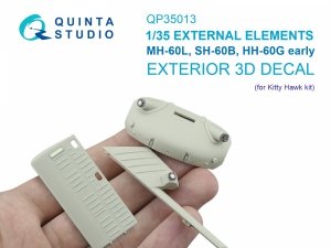 Quinta Studio QP35013 MH-60L, SH-60B, HH-60G early External elements (Kitty Hawk) 1/35