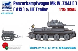 Bronco CB35030SP Panzerkampfwagen Mk IV (E) (A13) & UE Trailer