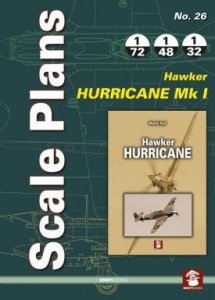MMP Books 78869 Scale Plans No. 26 Hawker Hurricane Mk I EN