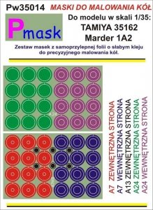 P-Mask PW35014 SCHUTZENPANZER MARDER 1A2 TAMIYA 35162 (1:35)