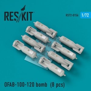RESKIT RS72-0156 OFAB-100-120 BOMBS (8 PCS) 1/72