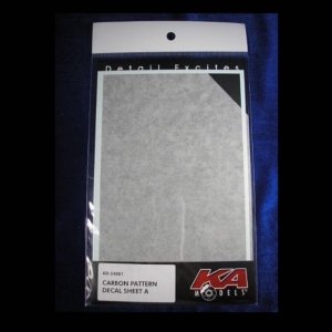 KA Models KD-24001 Carbon Decal Sheet A