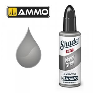 AMMO of Mig Jimenez A.MIG 0755 Navy Grey Shader Matt