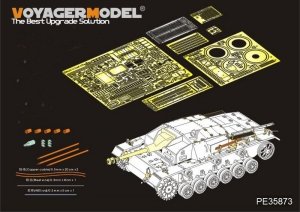 Voyager Model PE35873 WWII German StuG.III Ausf.C/D Basic for DRAGON 1/35