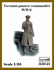 Ardennes Miniature 35041 GERMAN PANZER COMMANDER WW2 1/35