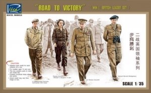 Riich Models RV35023 - WWII British Leader Set Road to Victory 1:35