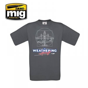 AMMO of Mig Jimenez 8019XL The Weathering Aircraft T-shirt ( rozmiar , size XL)