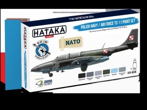 Hataka Hobby HTK-BS46 Polish Navy / Air Force TS-11 Paint Set (6x17ml)