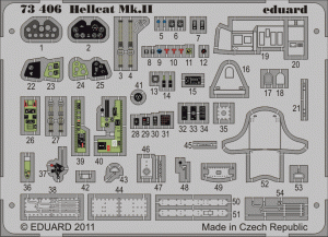 Eduard 73406 Hellcat Mk. II S. A. 1/72 EDUARD