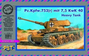 PST 72027 Pz.Kpfw. 753(r) Heavy Tank 1/72