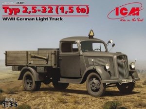 ICM 35401 Typ 2.5-32 (1.5 to) WWII German Light Truck (1:35)