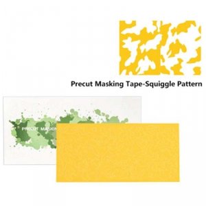 DSPIAE PMT-SP Precut Masking Tape - Squiggle Pattern