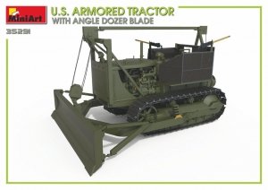 Miniart 35291 U.S. ARMORED TRACTOR WITH ANGLE DOZER BLADE 1/35