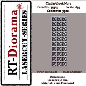 RT-Diorama 35513 Cinderblocks No.3 1/35