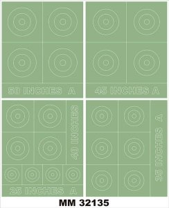 Montex MM32135 RAF ROUNDELS TYPE A 50,45,40,35,25 Inches