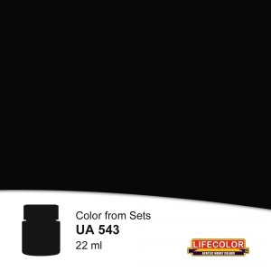 Lifecolor UA543 Musta Black 22ml