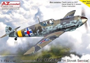 AZ Model AZ7662 Messerschmitt Bf.109E-4 Slovak Air Force 1/72