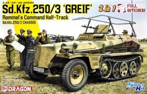 Dragon 6911 Sd.Kfz.250/3 Greif Rommel's Command Half-Track / Z Chassis 1/35