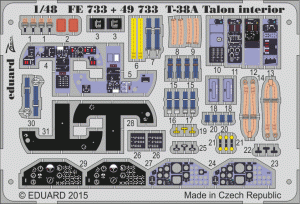 Eduard FE733 T-38A Talon interior 1/48 WOLFPACK