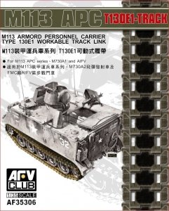 AFV Club 35306 M113 APC T-130E1 Track 1/35