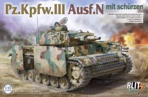 Takom 8005 Pz.Kpfw.III Ausf.N mit schürzen 1/35