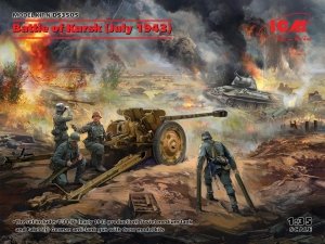 ICM DS3505 Battle of Kursk (July 1943) (T-34-76 (early 1943), Pak 36(r ) with Crew (4 figures)) 1/35