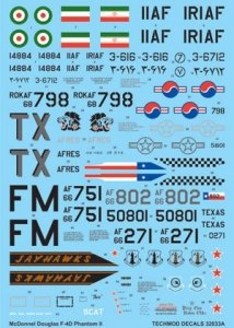 Techmod 32033 - F-4D Phantom II (1:32)