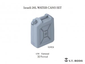 E.T. Model P35-305 Israeli 20L WATER CANS SET ( 3D Print ) 1/35