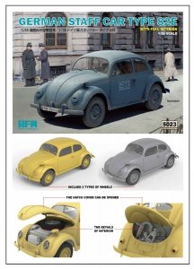 Rye Filed Model 5023 German Staff Car Type 82E with full interior 1/35