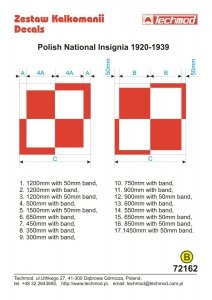 Techmod 72162 Polish Insignia 1920-39 (1:72)