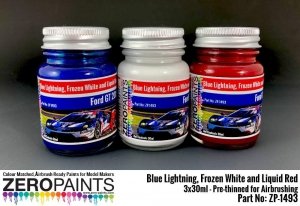 Zero Paints ZP-1493 Ford GT 2018 - Paint Set 3x30ml