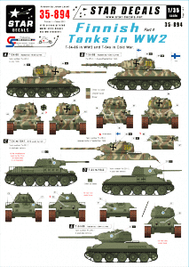 Star Decals 35-894 Finnish tanks in WW2 part 4 1/35