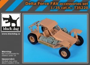 Black Dog T35220 Delta Force FAV accessories set 1/35