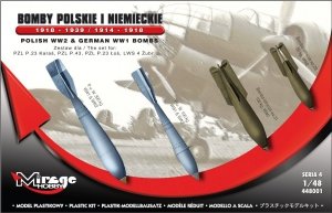 Mirage 448001 Bomby Polskie i Niemieckie 1918-1939 / 1914-1918 1/48