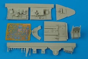 Aires 4388 F6F-5 Hellcat cockpit set 1/48 Hasegawa