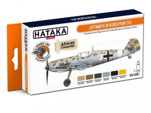 Hataka HTK-CS06.2 Luftwaffe in Africa paint set (6x17ml)