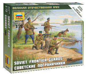 Zvezda 6144 Soviet Frontier Guards 1/72