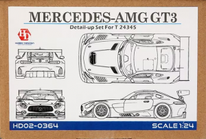 Hobby Design HD02-0364 Mercedes-AMG GT3 - Detail Up Set for Tamiya 24345 1/24
